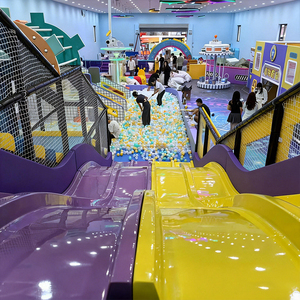 Parque Infantil Personalizado, Equipo de Juego Interior <span class=keywords><strong>para</strong></span> Niños, Equipo de Juego Interior Suave <span class=keywords><strong>para</strong></span> Niños con Tobogán Gigante y Castillo - Product Image 5