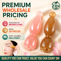 Outil de massage facial manuel en résine pour Gua Sha, lifting du visage, soin de la peau, grattage des méridiens, forme de petit lotus