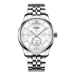 1Customized Luxury Stainless Steel Miyota <b>Automatic</b> Mechanical Water Resistant <b>Chronograph</b> Men's Watch Pointer Dial 20mm Band - Product Image 2