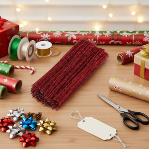 Vente en gros de nettoyeurs de tuyaux de luxe de <span class=keywords><strong>8</strong></span> mm, de haute qualité, scintillants, pour enfants, jouets créatifs à coller, kits de bricolage, Halloween, Noël - Product Image 4