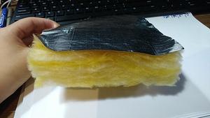 <span class=keywords><strong>Panneau</strong></span> <span class=keywords><strong>acoustique</strong></span> de laine de verre de revêtement de conduit de <span class=keywords><strong>climatisation</strong></span> ignifuge de conception moderne avec la fibre de feuille d'aluminium - Product Image 4