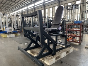 Équipement de musculation professionnel : Appareil de <span class=keywords><strong>presse</strong></span> à jambes à charge libre Super Horizontal Calf avec certification CE pour salle de sport à domicile - Product Image 2