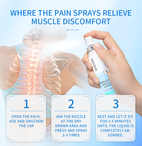 Semprotan penghilang nyeri sendi, profesional bertindak cepat Formula <span class=keywords><strong>Arthritis</strong></span> punggung nyeri olahraga plester Tubuh Cina - Product Image 5