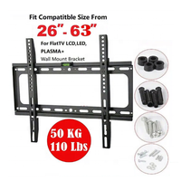 Soporte de TV Universal de Perfil Bajo B41 para Pantallas Planas de Plasma de 26-63 Pulgadas, 400x400mm, Venta al Por Mayor de Fábrica