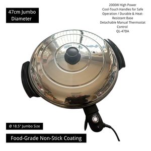 Machine à Injera Électrique Mogogo à Faible MOQ, Grille de 47 cm pour la Cuisson du Pain de Teff, Idéale pour la Maison et les Fêtes Gastronomiques - Product Image 5