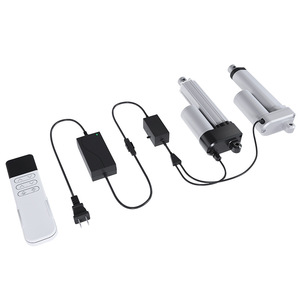 Contrôleur d'actionneur linéaire électrique, portée 100 m, télécommande sans fil 4 boutons, domotique, un contrôle pour deux interrupteurs synchronisés - Product Image 1
