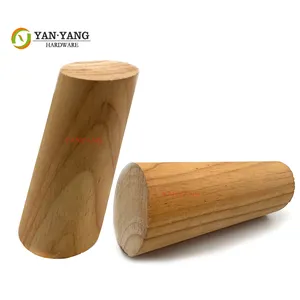Yanyang individualisierte runde hölzerne bettbeine ersatz konisch nordisch gummi möbel sofa holzbeine