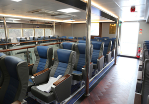 Catamarano in Alluminio Grandsea Modello <span class=keywords><strong>AL</strong></span>-2800 28m Nuovo Traghetto per 180 Passeggeri Yacht Barca con Motore Diesel Entrobordo Velocità 40-60km/h per <span class=keywords><strong>Fiume</strong></span> - Product Image 5