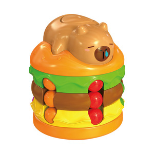 Juguete Giratorio Capybara Burger Cube Magic Bean, Spinner de Dedo con <span class=keywords><strong>Bola</strong></span> Giratoria - Herramienta Útil para Reducir el Estrés, Juguete Educativo para - Product Image 5