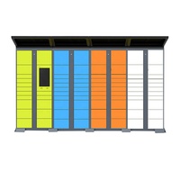 Casier à colis intelligent pour l'extérieur et l'intérieur, fabricant chinois, casier de livraison postale intelligent en métal durable pour les appartements