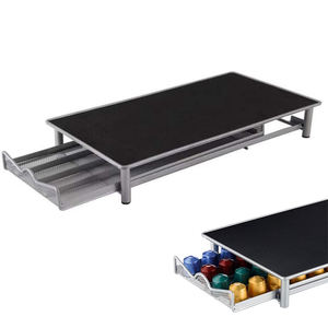 Tiroir à capsules <span class=keywords><strong>Nespresso</strong></span> noir 40 capsules Pod Pack support tiroir coulissant sous <span class=keywords><strong>Pot</strong></span> à café rangement maison cuisine comptoir - Product Image 2