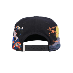 TCAP China Custom Metal Button,<b>Label</b> Embroidery <b>Black</b> Hat Snapback Cap - Product Image 5