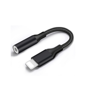 อะแดปเตอร์แจ็ค 3.5 มม. สายถักไนลอน 8PIN สายแปลง AC Aux สำหรับโทรศัพท์มือถือ พร้อมระบบป้องกันไฟฟ้าลัดวงจร ใช้งานร่วมกับ <span class=keywords><strong>iPhone</strong></span> ได้ - Product Image 3