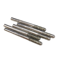 Fraise à diamant électroplaqué pour CNC, fraise à pierre pour gravure sur granit, marbre, quartz, OEM