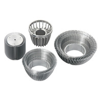 Profils d'extrusion en aluminium anodisé 6063 sur mesure avec services de découpe et de pliage par usinage CNC - Série 6000 Dissipateur thermique