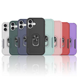 360 Độ Xách Tay Chân Đế CD Vòng Từ Đứng Chống Sốc Chống-Mùa Thu Trường Hợp Điện Thoại Cho 17 Không Khí Pro Max-Bền PC - Product Image 6