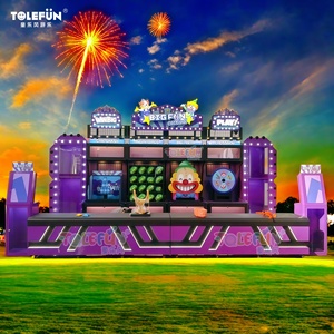 Tolefun tùy chỉnh bên giải trí Arcade-Giải thưởng-Cứu Chuộc-Trò chơi 4 trong 1 gian hàng lễ hội funfair trò chơi giữa chừng với bóng đèn - Product Image 1