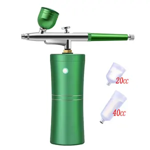 Draagbare Luchtborstel Spuitpistool Airbrush Compressor Pen Voor Make-Up Schoonheidsverzorging Huid Nail Art Cake Decoratie Kapper Shop