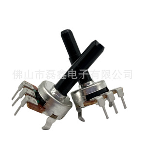 Potentiomètre rotatif Leixin R1615 à 3 broches, vertical, simple, avec réglage par bouton - Product Image 2