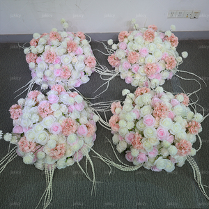 Vente en gros roses blanches artificielles hortensias roses <span class=keywords><strong>frange</strong></span> pour mariage arrangements floraux de vacances pour la Saint-Valentin Thanksgiving - Product Image 5