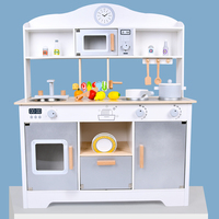 Kids Pretend Kitchen Play Set Rollenspiel Küchen spielzeug Realistisches Setup Inklusive Pot & Pan Utensilien und Obst Mädchen Spielzeug