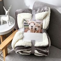 OEM ODM Hochwertige Decke mit Individuell Bedruckten Designs Superweiche Gestrickte Wurfdecke aus Flanell-Fleece