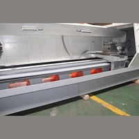 Pour tour CNC horizontal de type CK6140 à banc plat, mono-broche, moyenne capacité, Fanuc