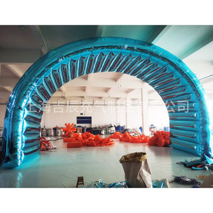Arco Inflable Azul de Más de 12 Pies, Resistente al Agua, para Bodas, Compromisos y Publicidad - Product Image 1