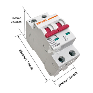 Disjoncteur miniature solaire MDB1Z-63 2P (600VDC Max) |   Protection contre les surcharges PV MCB pour systèmes 12V/24V/48V/96V W742 - Product Image 3