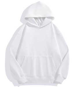 Sweats à capuche personnalisés pour hommes, tissu 500 g/m², coton, sweat à capuche décontracté surdimensionné avec logo en relief 3D et impression numérique pour unisexe - Product Image 4