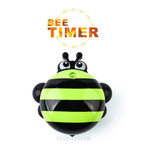 Bee Timer Mechanical Kitchen Timer 60 Min Countdown Plastic Touch Control Cute Cartoon Design - Product Image 1