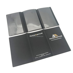 ビニール三つ折り運転免許証カードホルダー耐久性のあるプラスチック車の登録と保険書類ホルダーID運転免許証カバー - Product Image 4