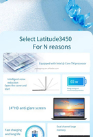 Portátil más barato 3450 Intel Core I5 12GB RAM 512GB SSD 14 pulgadas pantalla táctil portátil de uso versátil