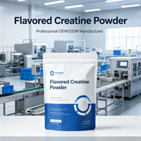 Poudre de créatine monohydrate micronisée sans saveur, sachet de 6 g, étiquette privée OEM, complément nutritionnel sportif pour adultes