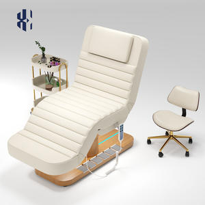Cama de masaje de belleza eléctrica con silla y cama facial personalizada <span class=keywords><strong>3</strong></span> motores cuero sintético Hotel y uso en almacén - Product Image 4