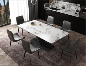 Mesa de Comedor de mármol para el hogar, juego de Mesa para el hogar - Product Image 2