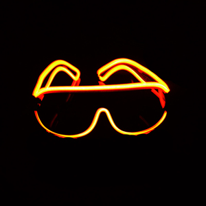 Gafas EL de Fiesta con Lentes de Alambre Brillantes y Oscuros, Material ABS, para Adolescentes+, Halloween, Graduación, Regreso a Clases, Día del Padre, Fiestas - Product Image 6