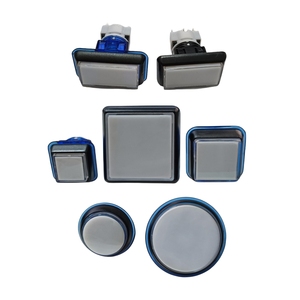 Mặt phẳng phẳng tròn nút ấn vuông chất lượng cao nút nhấn nhẹ cho máy chơi <span class=keywords><strong>game</strong></span> <span class=keywords><strong>Arcade</strong></span> - Product Image 2