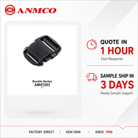 ANMCO Boucle à dégagement rapide doublement réglable en plastique de 25 mm à 4 voies pour poussette de bébé
