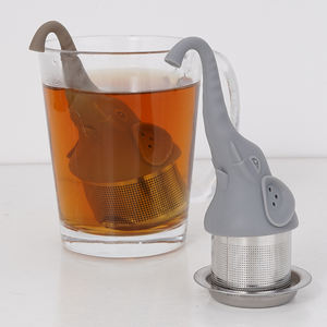 Petit infuseur à thé en silicone écologique en forme d'éléphant, filtre à thé en silicone - Product Image 2