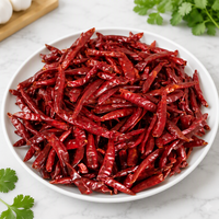 Piments rouges séchés à chaud certifiés BRC, norme européenne 40000-50000 SHU