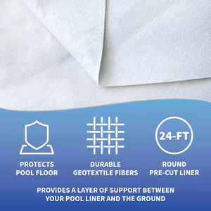 Couverture d'hiver légère en polypropylène pour piscines creusées/hors sol, revêtement de protection absorbant les accessoires pour outils de <span class=keywords><strong>piscine</strong></span> - Product Image 4