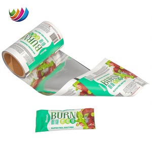 Rouleau de <span class=keywords><strong>film</strong></span> de sachet de feuille d'aluminium stratifiée imprimée sur mesure <span class=keywords><strong>Film</strong></span> de rouleau d'emballage en plastique de qualité alimentaire pour barre de chocolat Barre protéinée - Product Image 4