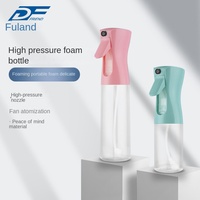 Nouvelle bouteille en plastique à mousse continue haute pression de 200 ml/300 ml/500 ml avec pulvérisation de mousse dense pour détergents et élimination de la graisse