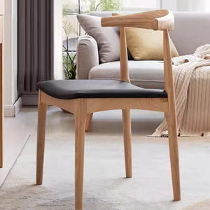 レストラン木制ダイニングチェアモダンホテル家具古典的なオフィスコーヒーショップデザイナー椅子 - Product Image 6