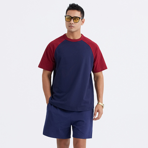High Quality Woven Screen Print 100% Cotton Heavyweight Oversized Streetwear Ringer Custom Anti-Pilling Men T-Shirt - Product Image 2