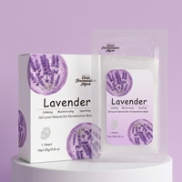 Masque facial apaisant à la lavande fermentée, best-seller, pour soulager les rougeurs, à base de plantes, végétalien, fabriqué par un fabricant de masques faciaux, sans produits chimiques agressifs