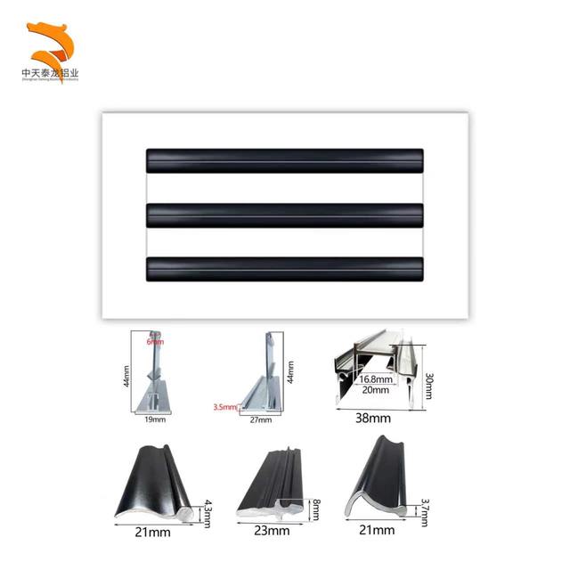 Aluminum Air Conditioning Grille Diffuser Hvac Linear Slot Diffuser for Living Room Modern Design Easy Installation