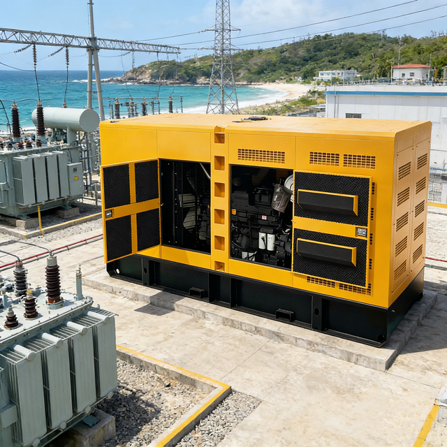 Diesel Power Plant Backup Power Silent Diesel Generator with ATS Electric Power Commercial Electric Plant 500KW Generator