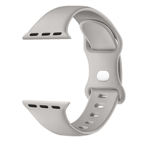 Популярный водонепроницаемый силиконовый браслет для Apple Watch, 38 мм, 45 мм